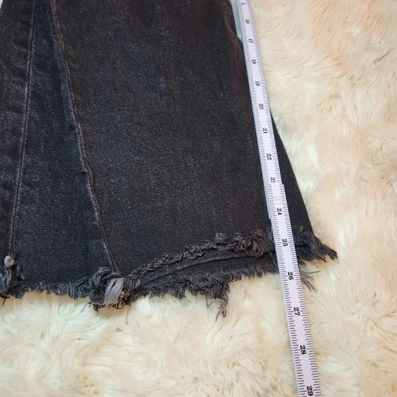 Aviator Nation Vintage Black Distressed Rippedjeans Size 24